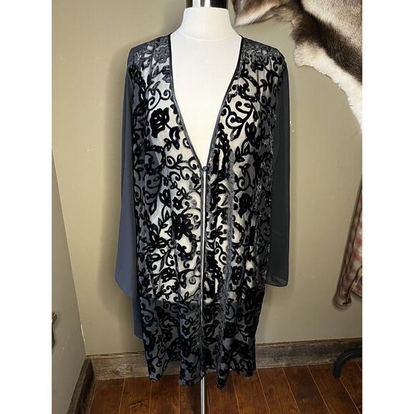 Lane Bryant intimates sheer open front cardigan Size 14 - Picture 1 of 4